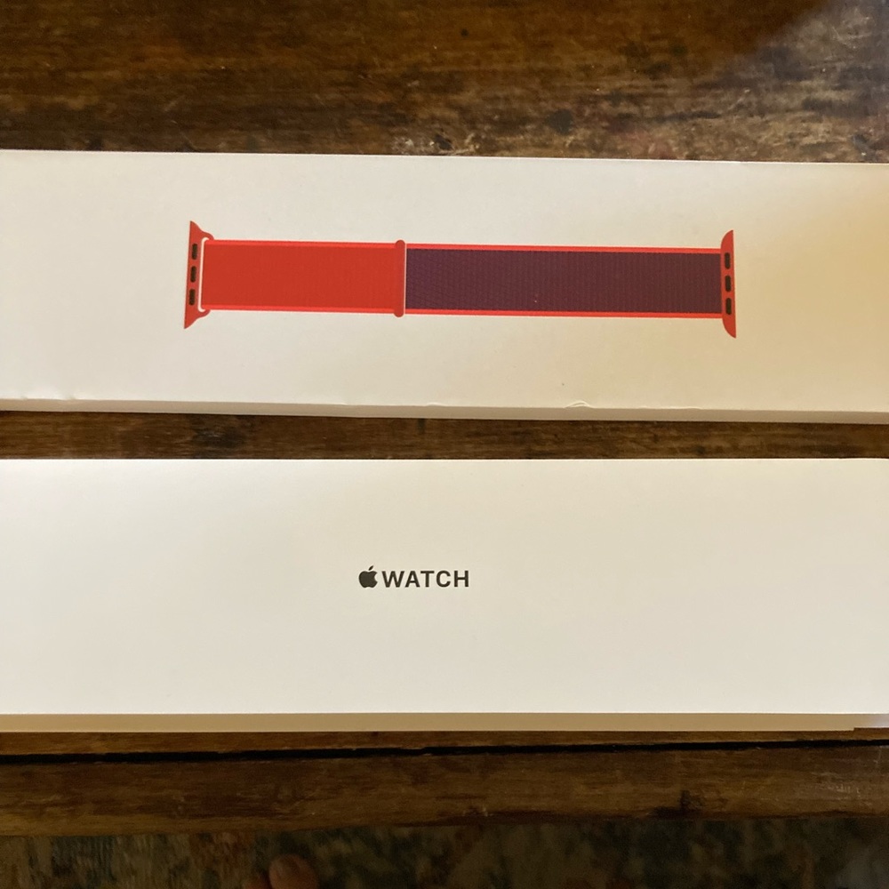 Apple Watch  red sport loop band. NEW- Never used! 40mm